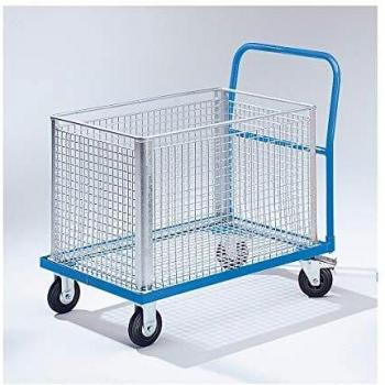 Carro de Almacén Eurokraft Pro de Acero con Capacidad de 200 kg y Dimensiones 830 x 580 mm