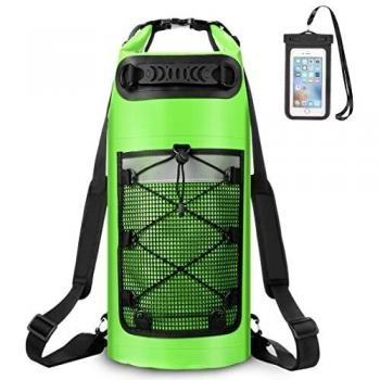 ALEENUN Nuevo Bolsas Estancas, Bolsa Seca Impermeable con Caja de Teléfono Impermeable Gratis, Correa Ajustable Playa, Viaje, Nadar, Deportes acuáticos,10L/20/30L.