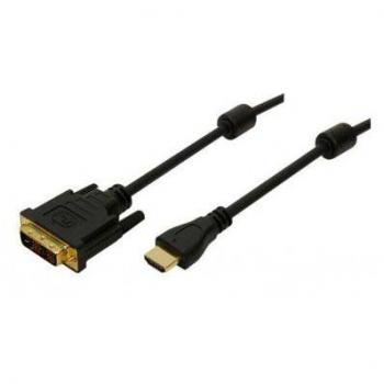 Cable HDMI a DVI-D LogiLink 2m Negro