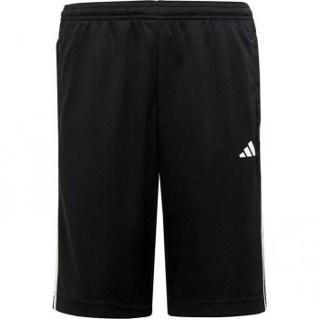 Adidas ES 3 Stripes Shorts Chicos - Negro, Blanco