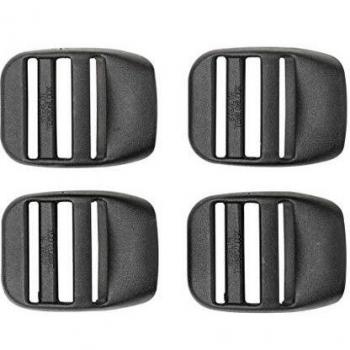 Ferrino DB-Buckle 25 mm (Set 4 pcs) Accesorio asegurador, Adultos Unisex, Black (Negro), Talla Única