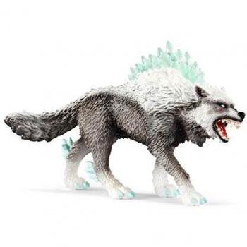 Schleich - Figura Detallada de Lobo de Nieve Eldrador, 19.5 cm