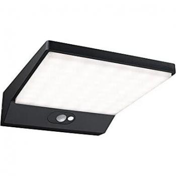 Aplique de Pared Solar LED Ronas IP44 5W 3000K con Sensor de Movimiento, Aluminio