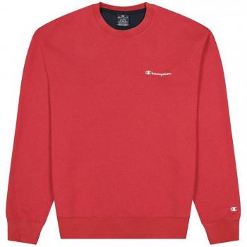 Sudadera Champion Legacy Script Logo para niños en color rojo, talla XXL