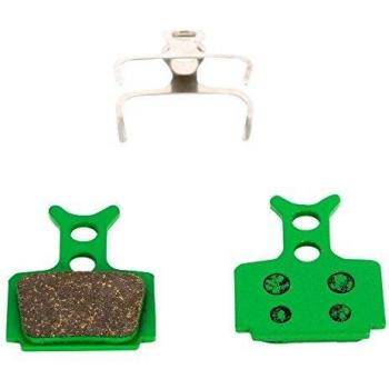 MSC Bikes Formula Pastillas de Freno Orgánicas, Verde/Green, Talla Única