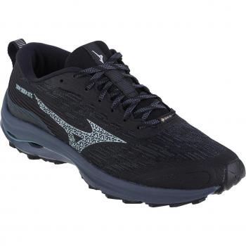 Mizuno Wave Rider GTX Zapatilla Trail Running para Hombre - Negro, Gris, Talla 42.5 EU