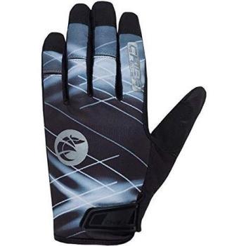 Chiba Twister bicicleta guantes de largo Negro/Blanco 2018, L