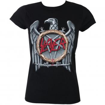 Slayer Silver Eagle Women's Metal T-Shirt - Size L