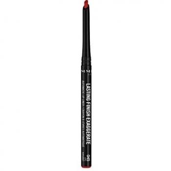 Rimmel Lasting Finish Exaggerate Automatic Lip Pencil Shade 045 Epic Burgundy 0.25 g