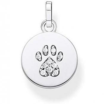 Colgante Medalla Pata de Gato de Plata 925 con Zircónia Sintética - Thomas Sabo PE882-643-14