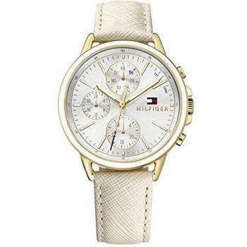 Tommy Hilfiger Reloj Multiesfera para Mujer de Cuarzo con Correa en Cuero 1781790