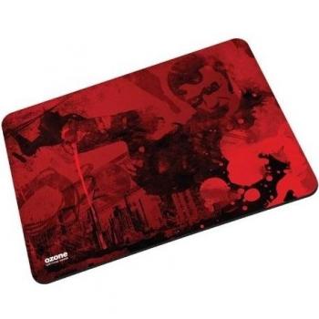 Ozone Trace Pad - Alfombrilla de ratón, negro y rojo