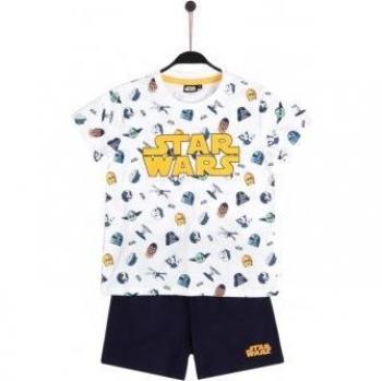 Pijama Star Wars Premium Manga Corta Multipersonajes