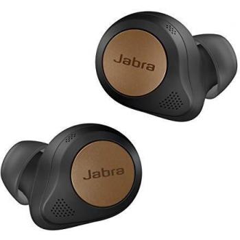 Jabra Elite 85t - Auriculares Inalámbricos True Wireless con cancelación activa de ruido avanzada, batería de larga duración y potentes altavoces - Estuche de carga inalámbrica - Negro y Cobre