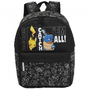 Mochila Juvenil Pokémon Adaptable a Trolley 40cm Gotta Catch 'Em All