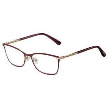 Original New Jimmy Choo JC 134 J6L Brown Rose Gold Frame Cats Eye Eyeglasses 53