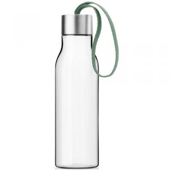 Eva Solo 5706631067522 503021 Botella con correa, 0,5 L, plástico, granito verde, 28 x 10 x 10 cm