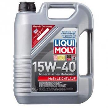 Liqui Moly 2571 - Aceite de motor, MoS2 Leichtlauf, 15W-40, Booklet, 5 l