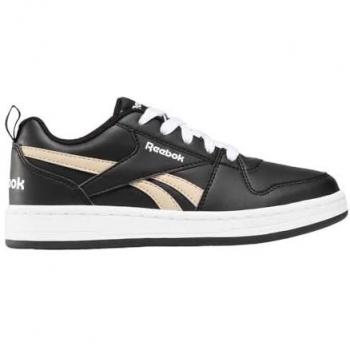 Reebok Zapatillas Royal Prime 2.0 Negro Niño, características: diseño deportivo, color negro con detalles en blanco, suela de goma para mejor tracción, acolchado en el tobillo para mayor comodidad, cierre de cordones ajust