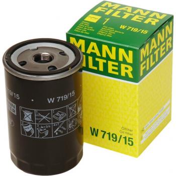 Original MANN-FILTER Filtro de Aceite W 719/15 - Para automóviles