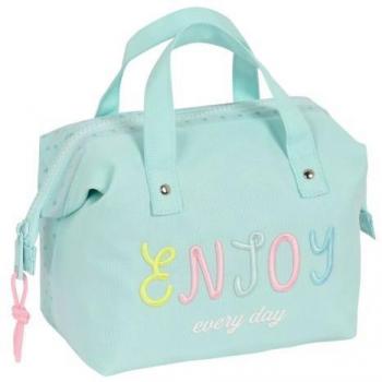 Neceser Escolar BlackFit8 Enjoy con Asas y Diseño Reciclado