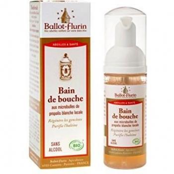 Ballot-Flurin Enjuague Bucal con Microburbujas de Propóleos Blanco Bio 50 ml