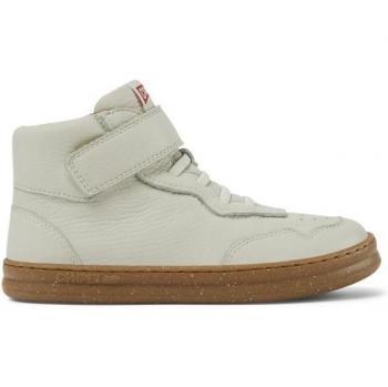 CAMPER Runner - Girls' White Smooth Leather Boots in size 31 and 12.5