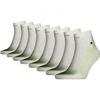 Tommy Hilfiger Men's Quarter Socks - 2 Pack, White, Size 43-46