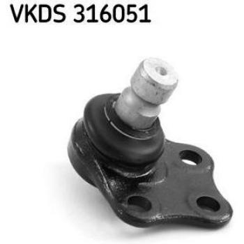 Rótula de suspensión SKF VKDS 316051 - Control arm ball joint, compatible con vehículos específicos, fabricada por SKF, alta durabilidad y resistencia, diseño optimizado para un rendimiento mejorado en la suspensión del vehículo