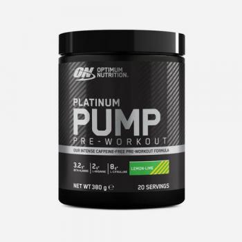 Optimum Nutrition Platinum Pump Pre-Workout 380g - Pre-entreno Lima-Limão