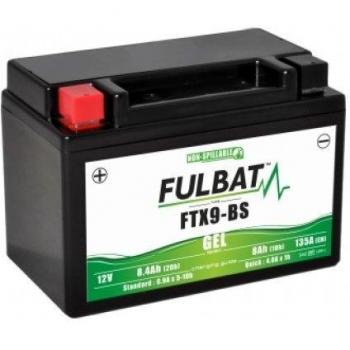 Batería de Gel para Motocicleta Landport LTX9-4, 12V 9Ah, Arranque de Alta Potencia, Sin Mantenimiento