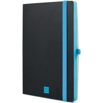 Cuaderno tapa blanda 72 hojas 80 g/m² Modern A5-148x210 mm liso Finocam negro
