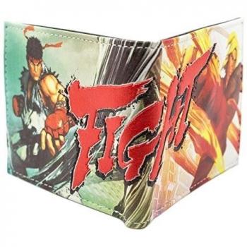 Cartera de Capcom Street Fighter 5 Ken Ryu Blanco