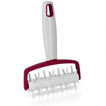 Metaltex Dolceforno Rodillo perforador, Blanco y Morado, 18 x 12 cm