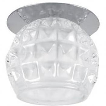Foco Cristaldream Epikasa - Metal, Vidrio, Cromo, Blanco, 37x12x14 cm