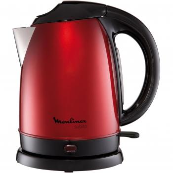 Hervidor de Agua Moulinex Subito Winered, 2400W, Capacidad 1.7 Litros, Material Nailon, Color Rojo