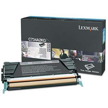 Lexmark C734DN Cyan Toner Cartridge (C734A2CG, Yield 8,000 Pages)