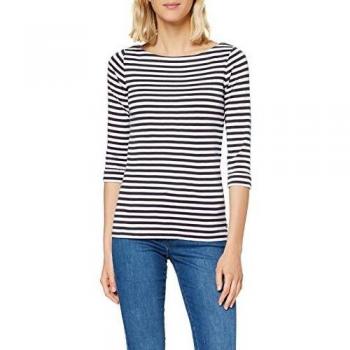Esprit 999ee1k822 Camisa Manga Larga, Azul