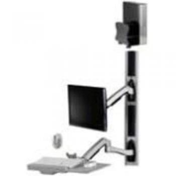 Amer AMR1AWS Sit Stand Combo Workstation Wall Mount