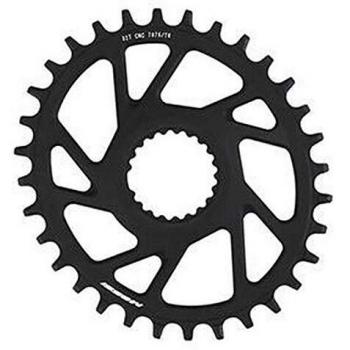 Massi Compatible con Grupo Shimano XTR/SLX/DEORE velocidades Directmount N-W SHIMAN12V Oval, Plato para Bicicleta, Negro, 32 Dientes 12 Vel