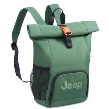 Mochila Rolltop Delsey Paris x JEEP 22L Verde Unisex