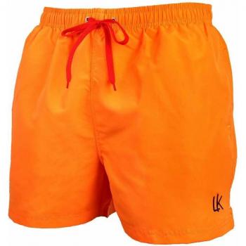 LK LEKUNI Bañador Hombre Pantalones de Playa con Forro con Cordón Traje de Baño Pantalón Ceñido_Naranja_XL