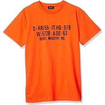 Diesel Sleek Blue Crew Neck Logo Tee - XL