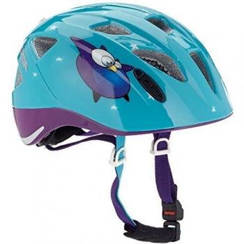 Alpina Ximo Flash - Casco para niños, infantil, color búhos, tamaño 47-51