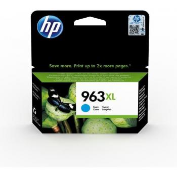 HP 963XL Cian Alta Capacidad Cartucho de Tinta Original (3JA27AE)