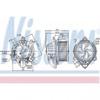 Ventilador de Habitáculo Nissens 87130 con Alta Potencia y Silencioso