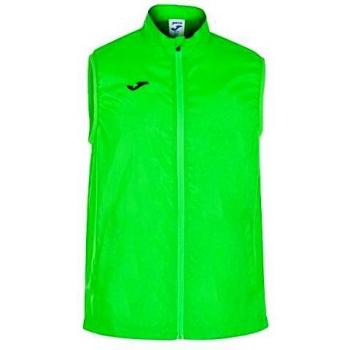 Joma Elite VII Men's Sleeveless Running Jacket, Fluorescent Green, XL