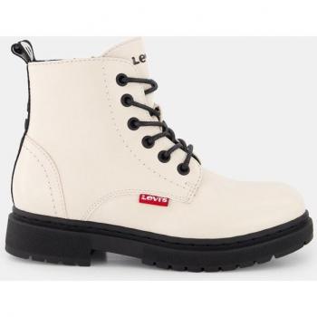 Botas Clover Hi de niña tipo militar con tira logotipada y cierre de cordones