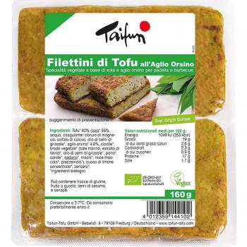 Filetes de Tofu con Ajo Silvestre Bio 160g Taifun