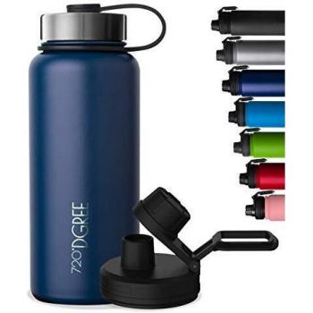720dgree botella agua termo acero inoxidable znolimitz z 710ml sin bpa free antigoteo y prueba de fugas frasco termico cantimplora aislada bebida caliente frio con gas cubierta deporte gratis 3